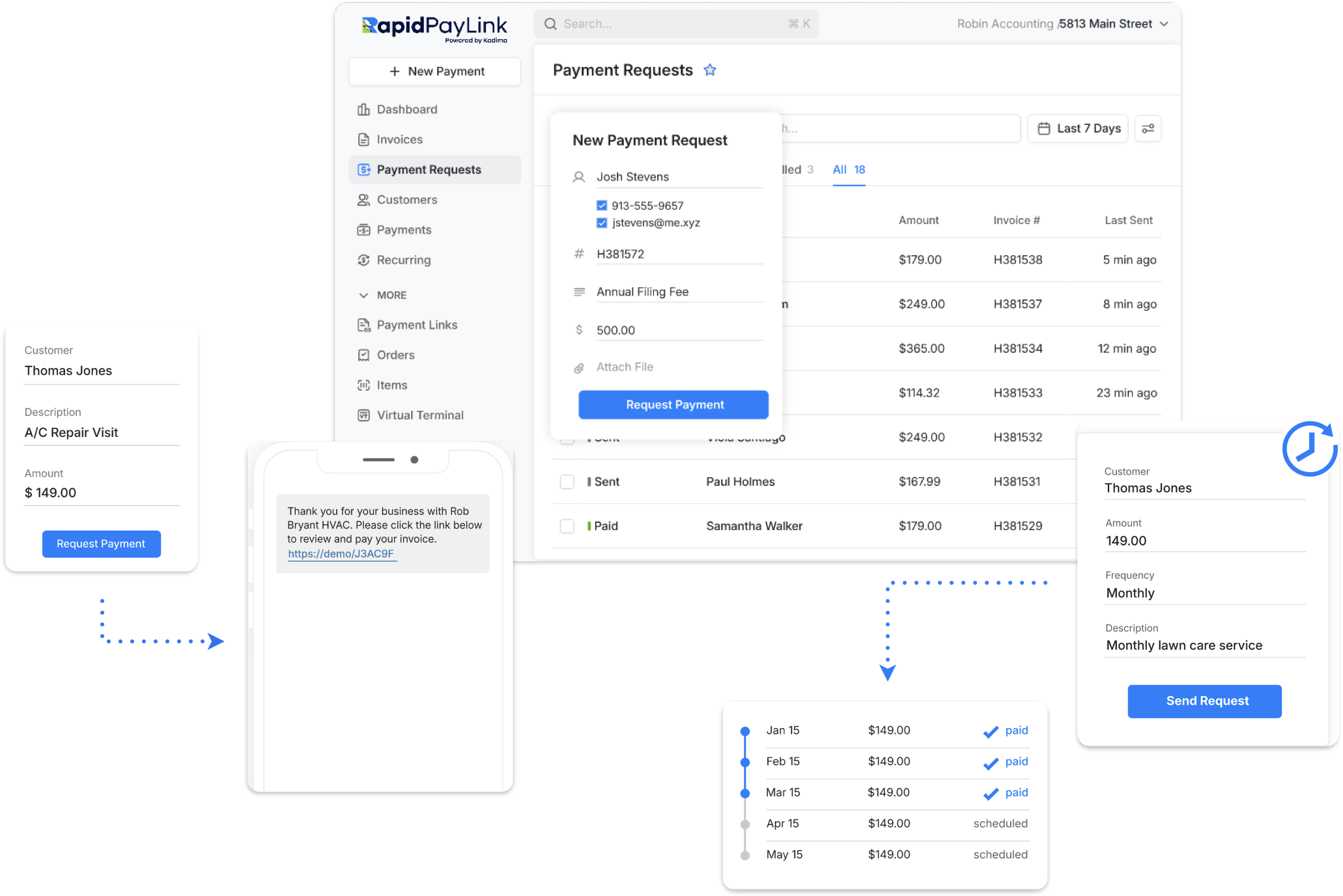 RapidPayLink Dashboard